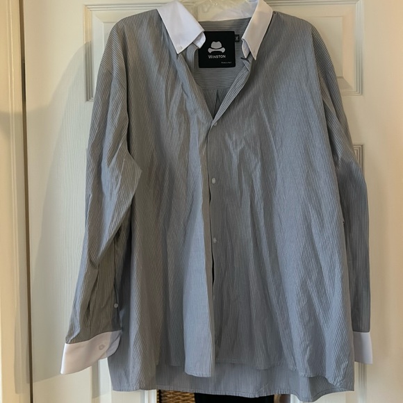 Winston Box Striped Button Down - Picture 1 of 3